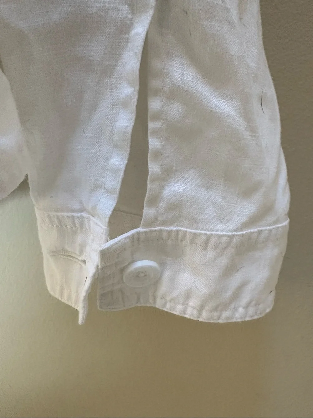 Rare Tommy Bahama White Linen Jacket—Two Palms Finished Edge - Picture 7 of 9